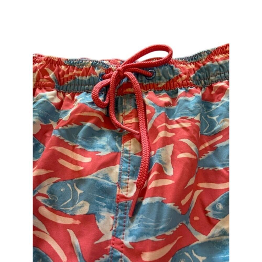 Vineyard Vines Men's Swim Trunks Medium‎ Blue/Orange 7" inseam - Picture 3 of 6